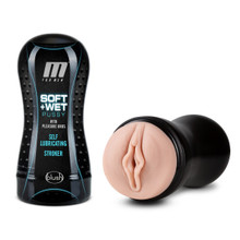 M FOR MEN SOFT & WET SELF LUBRICATING STROKER CUP VANILLA