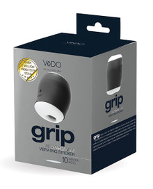 VEDO GRIP RECHARGEABLE VIBRATING SLEEVE JUST BLACK