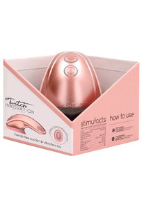 TWITCH HANDS FREE SUCTION & VIBRATION TOY ROSE GOLD