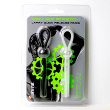 SILICONE LARIAT QUICK RELEASE RINGS 2 PACK 