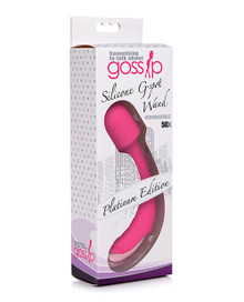 GOSSIP SILICONE G-SPOT MINI WAND RECHARGEABLE MAGENTA 