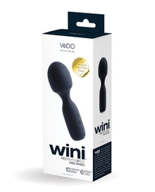 VEDO WINI RECHARGEABLE MINI WAND JUST BLACK 