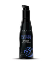 WICKED AQUA BLUEBERRY MUFFIN FLAVORED WATER BASED 4 OZ 