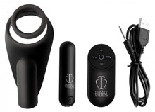 TRINITY 4 MEN 7X SILICONE C- RING W/ TAINT STIMULATOR (Out Mid Jan)