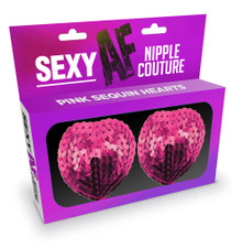 SEXY AF PINK HEARTS NIPPLE COVERS 