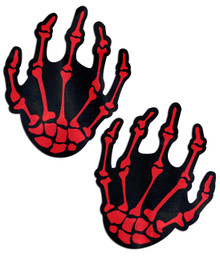 PASTEASE RED SKELETON HANDS 
