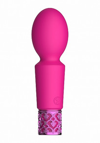 ROYAL GEMS BRILLIANT PINK RECHARGEABLE SILICONE BULLET 