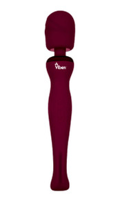 VIBEN SULTRY INTENSE HANDHELD WAND MASSAGER RUBY 