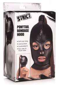 STRICT PONYTAIL BONDAGE HOOD 