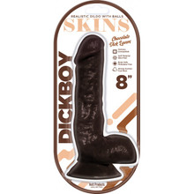 DICKBOY SKINS CHOCOLATE LOVERS 8IN DILDO 