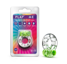 PLAY WITH ME AROUSER VIBRATING C-RING GREEN 