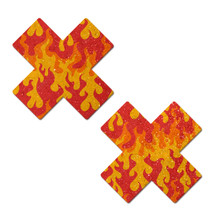 PASTEASE FLAMING SPARKLE CROSS 