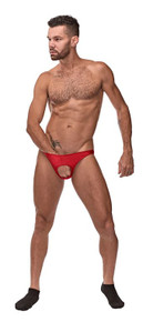 POUCHLESS BRIEF RED O/S 