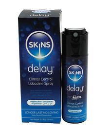 SKINS DELAY CLIMAX CONTROL LIDOCAINE SPRAY 15ML 