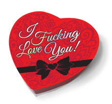 I FUCKING LOVE YOU CHOCOLATE HEART BOX 