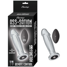 ASS-SATION REMOTE VIBRATING METAL ANAL ECSTASY SILVER 