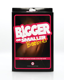 PLAY WIV ME BIGGER OR SMALLER BOOBS CARD GAME 