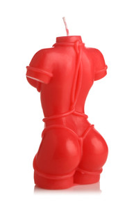 MASTER SERIES BOUND GODDESS DRIP CANDLE RED(Out Beg Apr) 