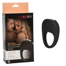 SILICONE RECHARGEABLE PLEASURE RING 