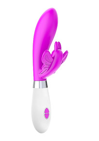 ALEXIOS BUTTERFLY & G-SPOT VIBRATOR FUCHSIA 