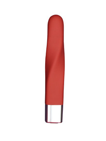 EDONISTA LAYLA TWIST BULLET SILICONE VIBE RED 