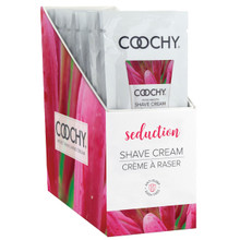 COOCHY SHAVE CREAM SEDUCTION 15ML FOIL DISPLAY 