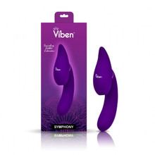 VIBEN SYMPHONY INSERTABLE TRIPLE MOTOR VIBE VIOLET 