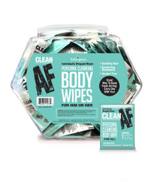 CLEAN AF FISHBOWL 96 PC INDIVIDUAL BODY WIPES 