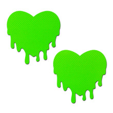 PASTEASE NEON GREEN MELTY HEARTS 