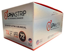 ALPHASTRIP 72 SUBLINGUAL MALE ENHANCEMENT 24PC DISPLAY (NET) 