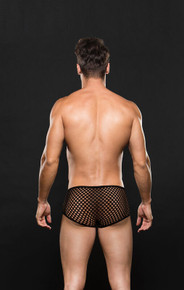 ENVY MODERN FISHNET TRUNK BLACK L/XL 