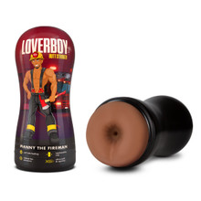 LOVERBOY MANNY THE FIREMAN SELF LUBRICATING STROKER TAN 