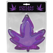 PURPLE POTLEAF ASHTRAY 