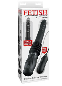 FETISH FANTASY ULTIMATE SILICONE THRUSTER - BLACK 