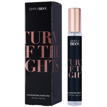 SIMPLY SEXY PHEROMONE PERFUME TURN OFF THE LIGHTS .31 FL OZ 