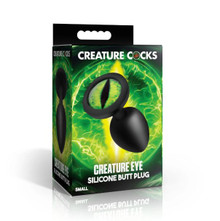 CREATURE COCK CREATURE EYE SILICONE BUTT PLUG SMALL 