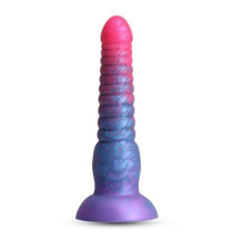 COLOURS STACKED 6IN DILDO PINK/BLUE 