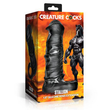 CREATURE COCK STALLION PENIS EXTENSION SILICONE XL 