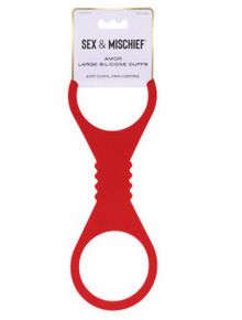SEX & MISCHIEF AMOR LARGE SILICONE CUFFS 