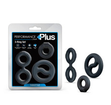 PERFORMANCE PLUS THROTTLE 3 PIECES SET COCK RING&BALL 