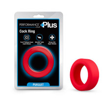PERFORMANCE PLUS PURSUIT COCK RING RED 