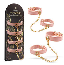 TEMPTASIA ARDOR WRIST & ANKLE RESTRAINTS PINK 