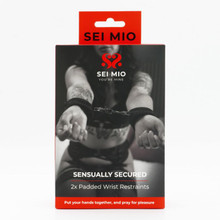 SEI MIO SENSUALLY SECURED VELVET HANDCUFFS