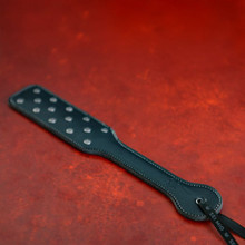 SEI MIO STUDDY HARD PUNISHMENT PADDLE WITH METAL STUDS 