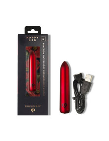 POPPY RED RECHARGEABLE BULLET 