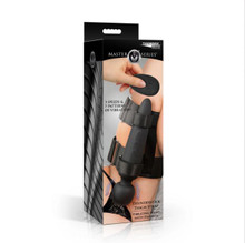 MASTER FORCED ORGASM THIGH STRAP WAND SET 