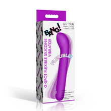 G-SPOT FLEXIBLE SILICONE VIBRATOR PURPLE 