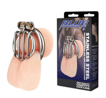 STAINLESS STEEL INVERTED MICRO JAIL TIME CHASTITY CAGE 