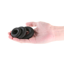 RENEGADE 3PC FIREMAN RINGS BLACK