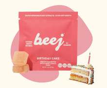 BEEJ BIRTHDAY CAKE MOUTH WATERING GUMMY 1PC 